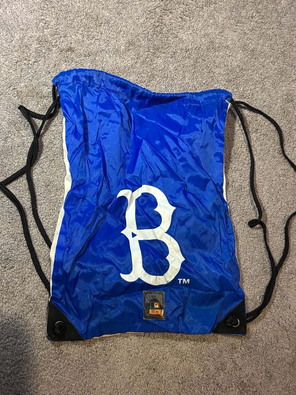 Brooklyn Dodgers Baseball Retro Vintage Logo Bag Genuine Merchandise MLB used